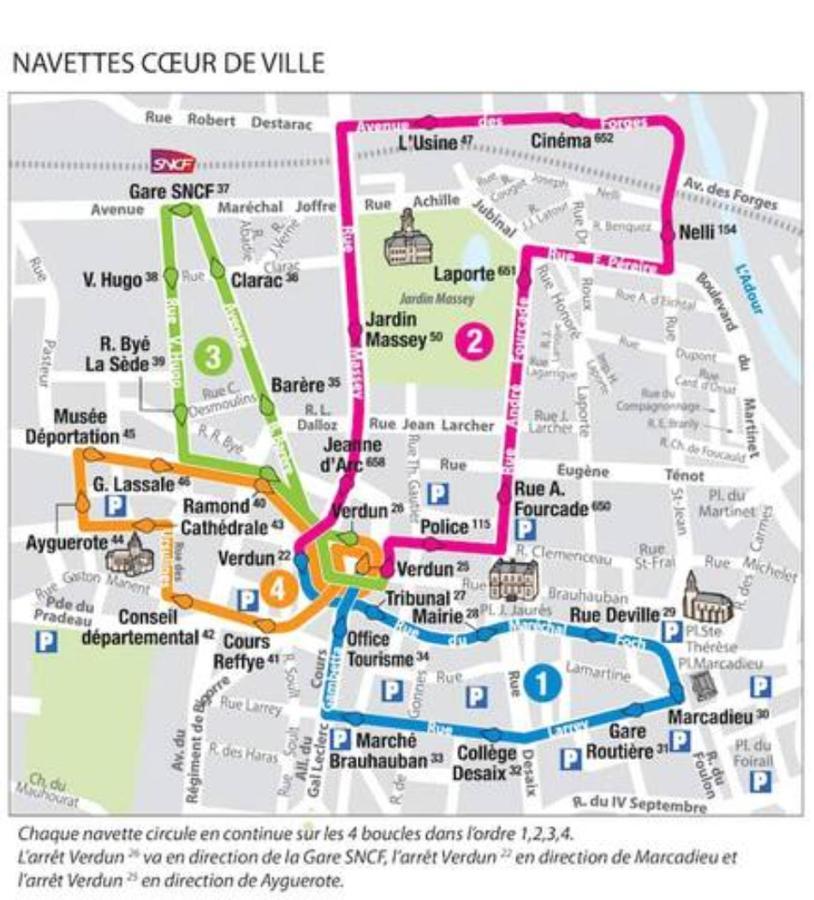 Le Voltaire -2 Chambres- 70M2- Hypercentre-Parking-Wifi Fibre- Nouvelle Literie Tarbes Exterior foto